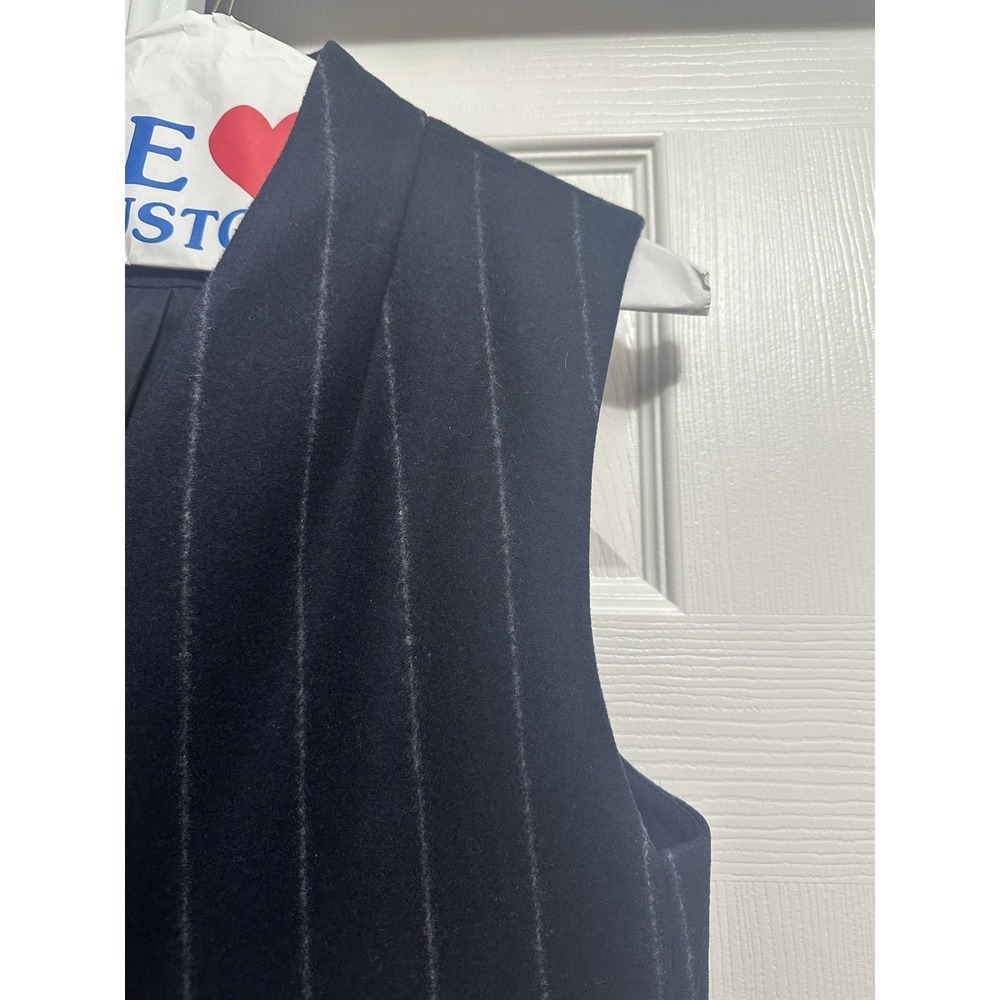 Mm Lafleur Namesake Vest Blue And White Stripped Women's Small - Picture 9 of 16